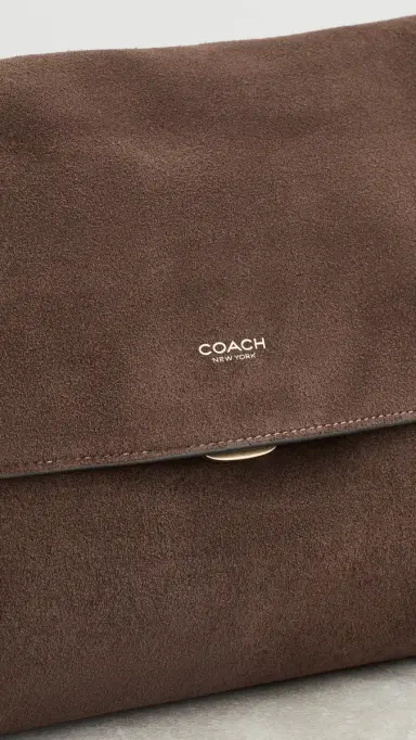 Coach Suede Chelsea Shoulder Bag 36 Dark Chocolate One Size | Thumbnail 5 Coach Suede Chelsea Shoulder Bag 36 Dark Chocolate One Size | Thumbnail 5