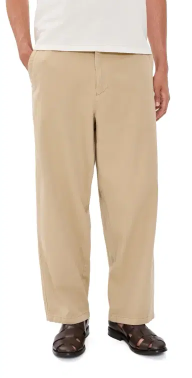 Corridor Wide Twill Pants Tan | Thumbnail 1 Corridor Wide Twill Pants Tan | Thumbnail 1