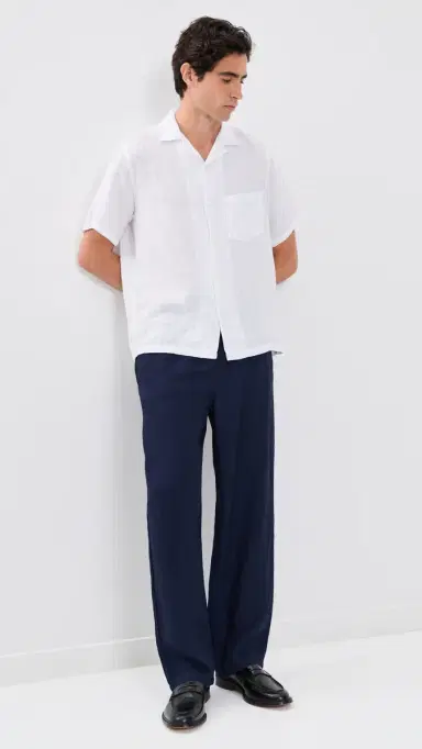 FRAME Drawstring inen Pants Rinse | Thumbnail 2 FRAME Drawstring inen Pants Rinse | Thumbnail 2