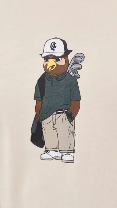 Quiet Golf Randolph Tee Taupe | Thumbnail 6 Quiet Golf Randolph Tee Taupe | Thumbnail 6