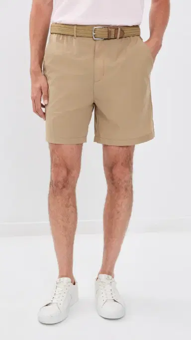 Quiet Golf Tech Nylon Shorts 6.75 Taupe | Thumbnail 2 Quiet Golf Tech Nylon Shorts 6.75 Taupe | Thumbnail 2