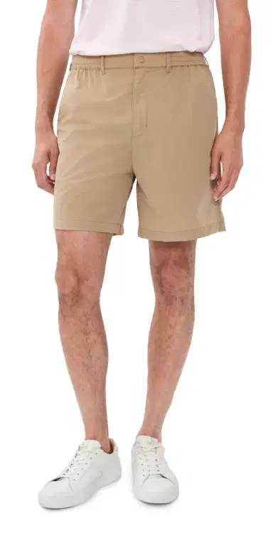 Quiet Golf Tech Nylon Shorts 6.75 Taupe | Thumbnail 1 Quiet Golf Tech Nylon Shorts 6.75 Taupe | Thumbnail 1