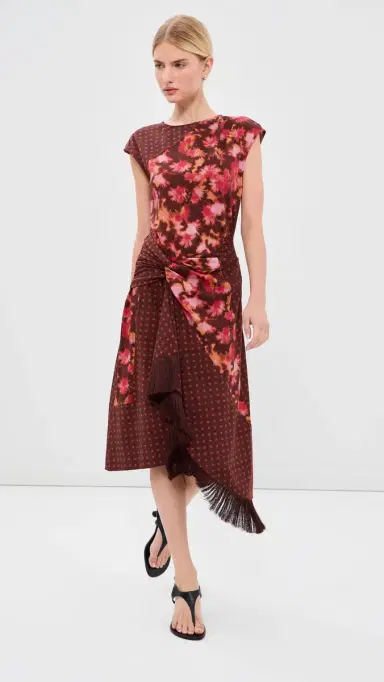 3.1 Phillip Lim Desert Flower Twist Dress Rust ulti | Thumbnail 2 3.1 Phillip Lim Desert Flower Twist Dress Rust ulti | Thumbnail 2