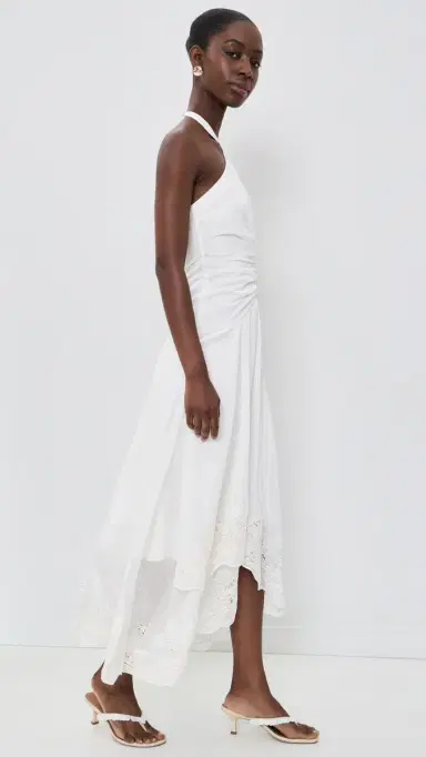 AMUR Romee Embroidered Maxi Dress Seed Pearl | Thumbnail 4 AMUR Romee Embroidered Maxi Dress Seed Pearl | Thumbnail 4