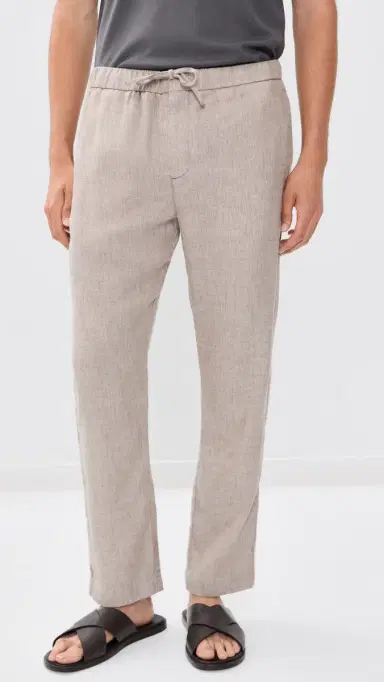 Frescobol Carioca Oscar Linen Chino Pants Light Brown | Thumbnail 2 Frescobol Carioca Oscar Linen Chino Pants Light Brown | Thumbnail 2