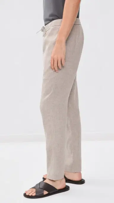 Frescobol Carioca Oscar Linen Chino Pants Light Brown | Thumbnail 4 Frescobol Carioca Oscar Linen Chino Pants Light Brown | Thumbnail 4