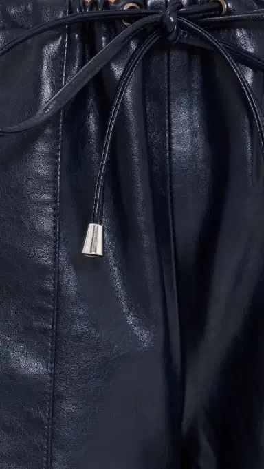 rag & bone Claire Faux Leather horts NAVY | Thumbnail 6 rag & bone Claire Faux Leather horts NAVY | Thumbnail 6