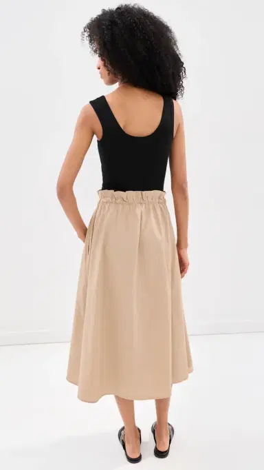 LE BOP Alexia Midi Dress Black/Khaki | Thumbnail 3 LE BOP Alexia Midi Dress Black/Khaki | Thumbnail 3