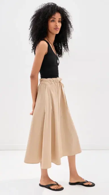 LE BOP Alexia Midi Dress Black/Khaki | Thumbnail 4 LE BOP Alexia Midi Dress Black/Khaki | Thumbnail 4