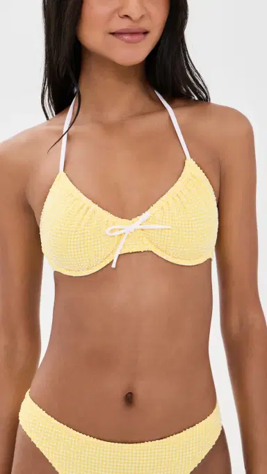 Solid & Striped The Lolita Bikini Top Citrina | Thumbnail 2 Solid & Striped The Lolita Bikini Top Citrina | Thumbnail 2