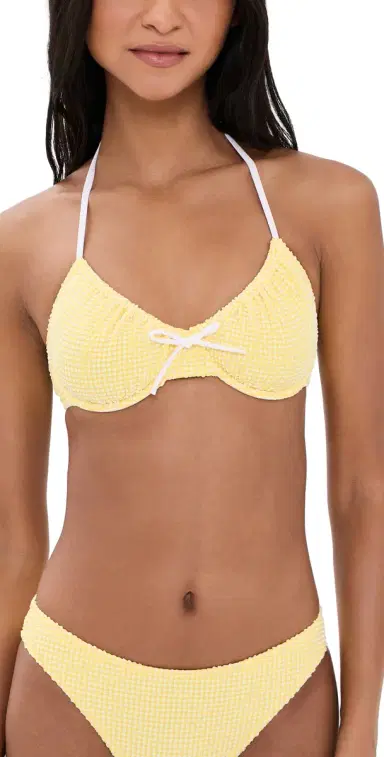 Solid & Striped The Lolita Bikini Top Citrina | Thumbnail 1 Solid & Striped The Lolita Bikini Top Citrina | Thumbnail 1