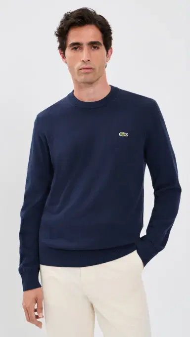 Lacoste Cotton Crew Neck Sweater | Thumbnail 2 Lacoste Cotton Crew Neck Sweater | Thumbnail 2