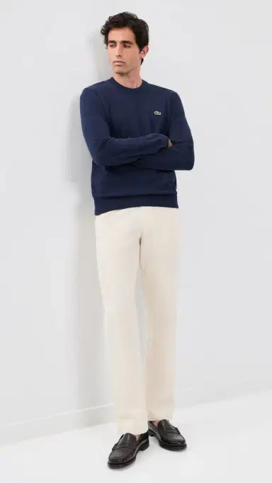 Lacoste Cotton Crew Neck Sweater | Thumbnail 5 Lacoste Cotton Crew Neck Sweater | Thumbnail 5