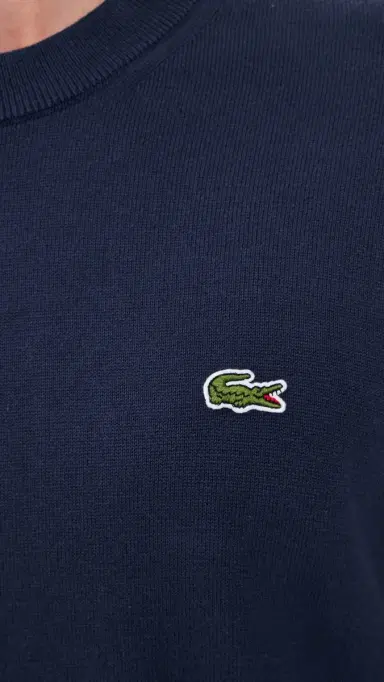 Lacoste Cotton Crew Neck Sweater | Thumbnail 6 Lacoste Cotton Crew Neck Sweater | Thumbnail 6