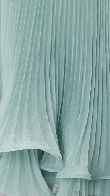 AMUR Dalia Pleated Baby Doll Dress Aqua Sol | Thumbnail 6 AMUR Dalia Pleated Baby Doll Dress Aqua Sol | Thumbnail 6