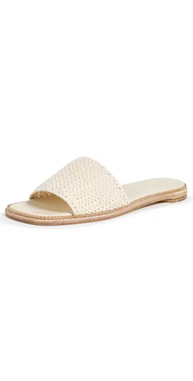 FRĒDA SALVADOR Juno Sandals Vanilla Crochet | Thumbnail 1 FRĒDA SALVADOR Juno Sandals Vanilla Crochet | Thumbnail 1
