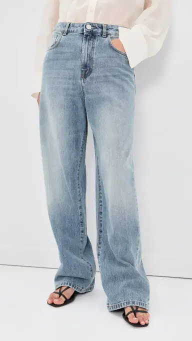 Róhe Bruun Signature Baggy Denim Jeans Classic Blue | Thumbnail 3 Róhe Bruun Signature Baggy Denim Jeans Classic Blue | Thumbnail 3