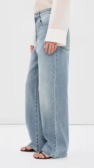 Róhe Bruun Signature Baggy Denim Jeans Classic Blue | Thumbnail 5 Róhe Bruun Signature Baggy Denim Jeans Classic Blue | Thumbnail 5