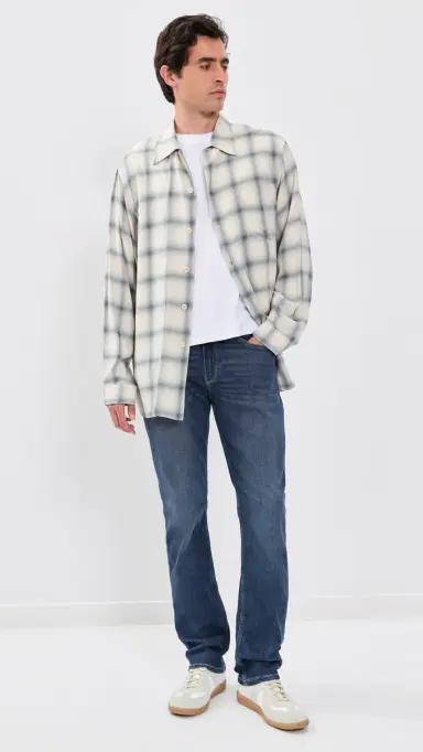 PAIGE Federal Transcend Slim Straight Jeans 32 Birch 34 | Thumbnail 5 PAIGE Federal Transcend Slim Straight Jeans 32 Birch 34 | Thumbnail 5