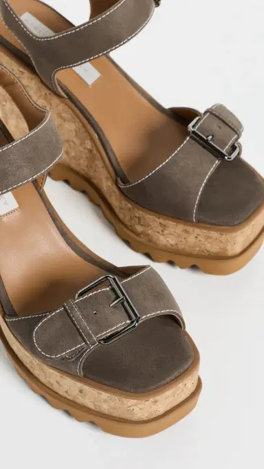 Stella McCartney Sneakelyse Alter Suede Buckle Sandals 120 | Thumbnail 6 Stella McCartney Sneakelyse Alter Suede Buckle Sandals 120 | Thumbnail 6