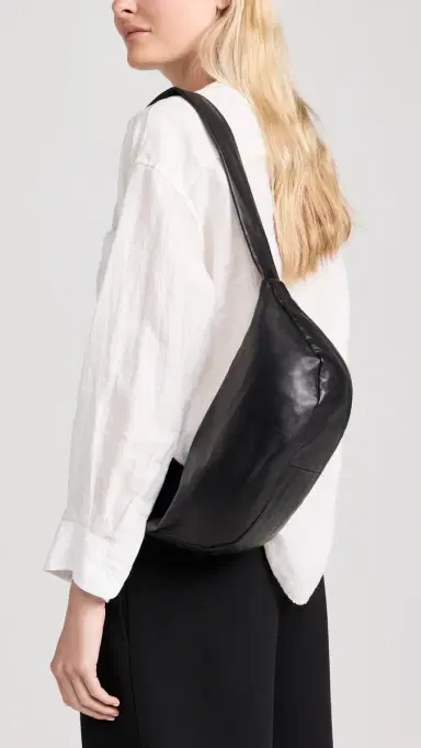 St. Agni Soft Crescent Bag Black One Size | Thumbnail 3 St. Agni Soft Crescent Bag Black One Size | Thumbnail 3