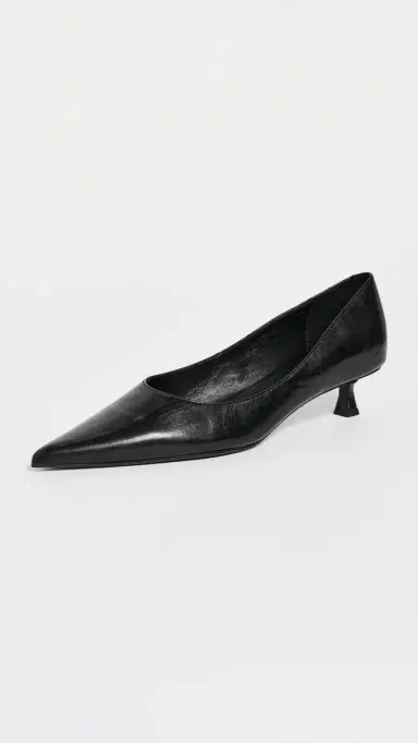 Tony Bianco Cameo Kitten Heel Pumps Black Vintage 6 | Thumbnail 2 Tony Bianco Cameo Kitten Heel Pumps Black Vintage 6 | Thumbnail 2