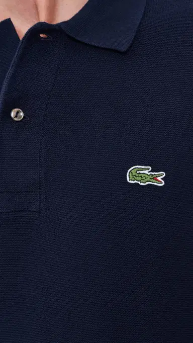 Lacoste Textured Cotton Sweater Polo | Thumbnail 6 Lacoste Textured Cotton Sweater Polo | Thumbnail 6