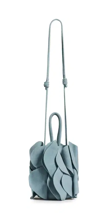 FARM Rio Suede Flower Handbag Blue One Size | Thumbnail 1 FARM Rio Suede Flower Handbag Blue One Size | Thumbnail 1