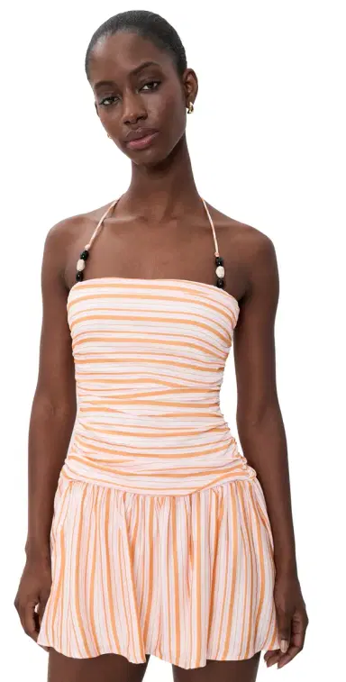 Seven Wonders arianna ini Dress Pink/Orange Stripe | Thumbnail 1 Seven Wonders arianna ini Dress Pink/Orange Stripe | Thumbnail 1