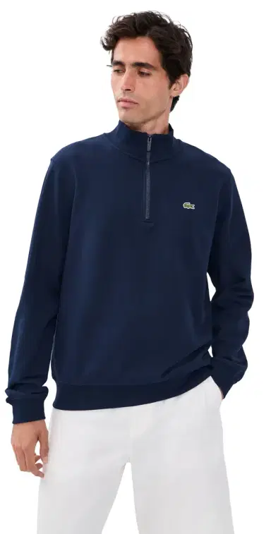 Lacoste Zip Up Sweatshirt | Thumbnail 1 Lacoste Zip Up Sweatshirt | Thumbnail 1