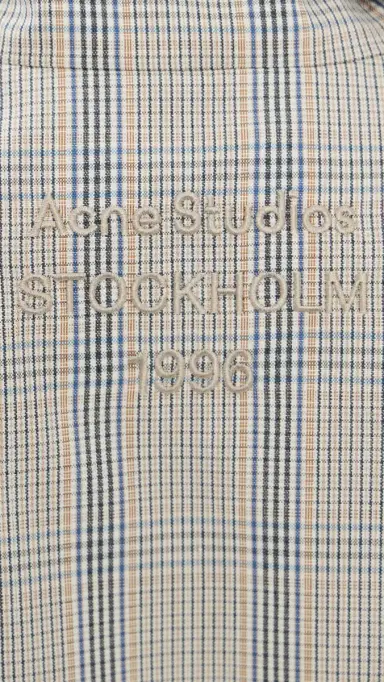 Acne Studios Plaid Bomber Funnel Neck Jacket Brown/Blue 40 | Thumbnail 6 Acne Studios Plaid Bomber Funnel Neck Jacket Brown/Blue 40 | Thumbnail 6