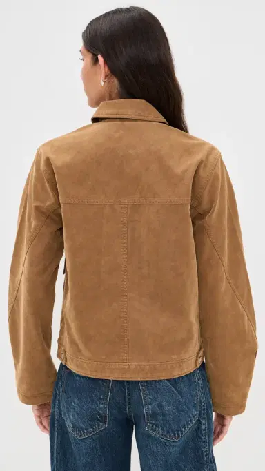 Free People Blair Faux Suede Jacket Caramel Cafe | Thumbnail 3 Free People Blair Faux Suede Jacket Caramel Cafe | Thumbnail 3