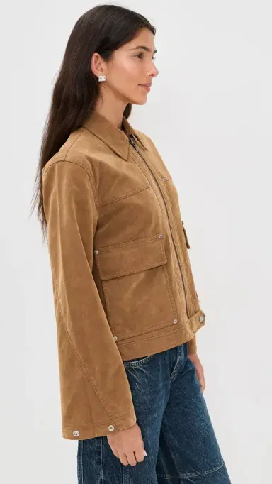 Free People Blair Faux Suede Jacket Caramel Cafe | Thumbnail 4 Free People Blair Faux Suede Jacket Caramel Cafe | Thumbnail 4