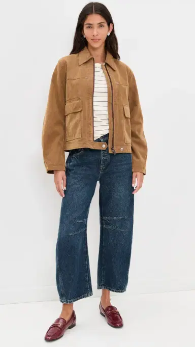Free People Blair Faux Suede Jacket Caramel Cafe | Thumbnail 5 Free People Blair Faux Suede Jacket Caramel Cafe | Thumbnail 5