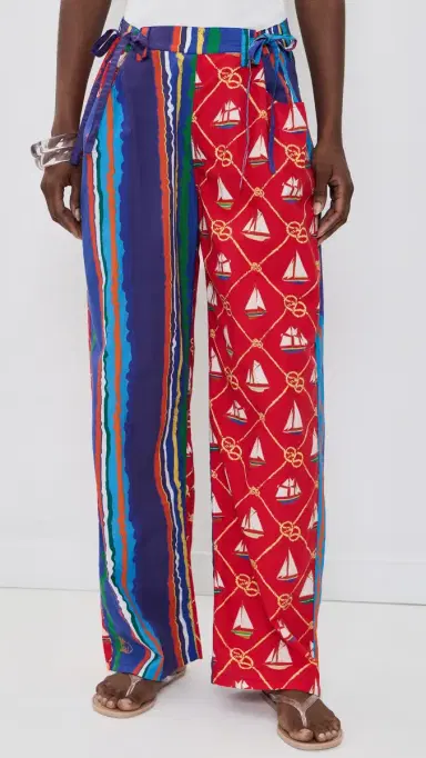Coniglio Palm Beach Mixed Move and Groove Snap Pants Variegated Stripe | Thumbnail 2 Coniglio Palm Beach Mixed Move and Groove Snap Pants Variegated Stripe | Thumbnail 2