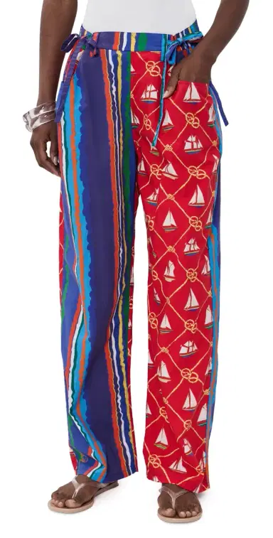 Coniglio Palm Beach Mixed Move and Groove Snap Pants Variegated Stripe | Thumbnail 1 Coniglio Palm Beach Mixed Move and Groove Snap Pants Variegated Stripe | Thumbnail 1