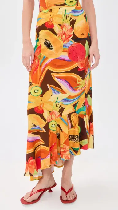 Never Fully Dressed Rio Asymmetric Skirt Multi | Thumbnail 2 Never Fully Dressed Rio Asymmetric Skirt Multi | Thumbnail 2