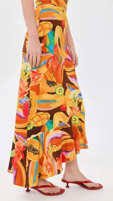 Never Fully Dressed Rio Asymmetric Skirt Multi | Thumbnail 4 Never Fully Dressed Rio Asymmetric Skirt Multi | Thumbnail 4