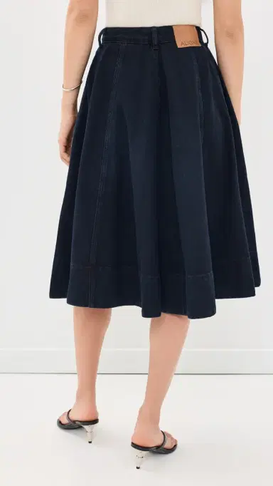 ALIGNE Lana Denim Midi Skirt Blue Black | Thumbnail 3 ALIGNE Lana Denim Midi Skirt Blue Black | Thumbnail 3