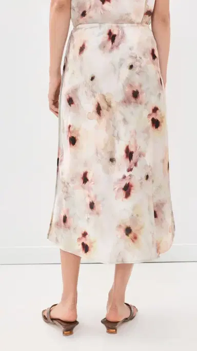 Vince Watercolor Floral lip Skirt soft peony | Thumbnail 3 Vince Watercolor Floral lip Skirt soft peony | Thumbnail 3
