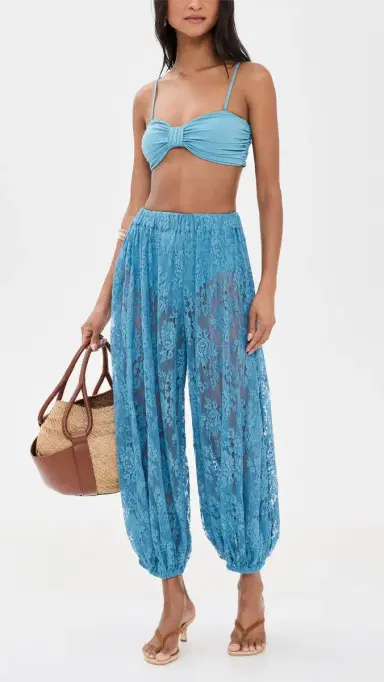Sea Carmella Lace Balloon Pants Blue | Thumbnail 5 Sea Carmella Lace Balloon Pants Blue | Thumbnail 5