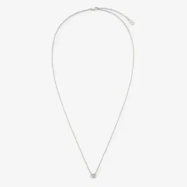 Fendi Necklace with a thin chain and pendant featuring an oval | Thumbnail 1 Fendi Necklace with a thin chain and pendant featuring an oval | Thumbnail 1