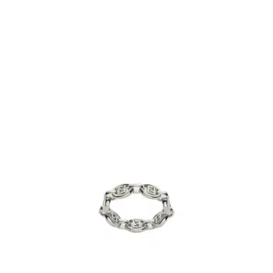 Fendi Ring with a rigid chain formed of oval elements decorated | Thumbnail 1 Fendi Ring with a rigid chain formed of oval elements decorated | Thumbnail 1