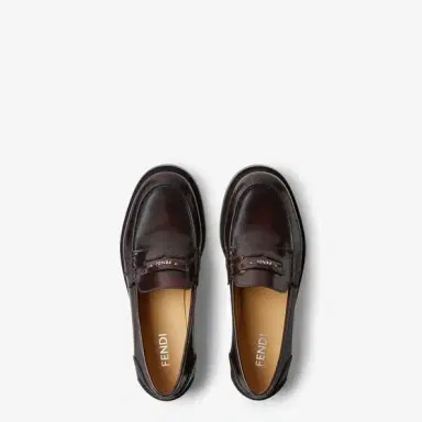 Fendi Varsity-inspired loafers featuring a strap with hand-sewn | Thumbnail 4 Fendi Varsity-inspired loafers featuring a strap with hand-sewn | Thumbnail 4