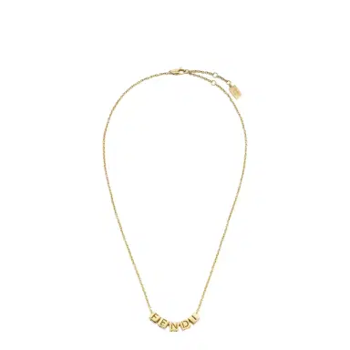 Fendi Necklace with a thin chain, decorated | Thumbnail 1 Fendi Necklace with a thin chain, decorated | Thumbnail 1