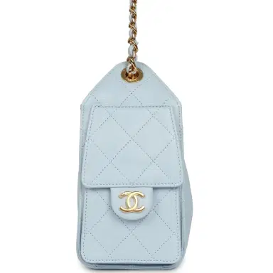 Chanel Chanel Mini 25 Hobo Bag Light Blue Caviar Gold Hardware | Thumbnail 3 Chanel Chanel Mini 25 Hobo Bag Light Blue Caviar Gold Hardware | Thumbnail 3