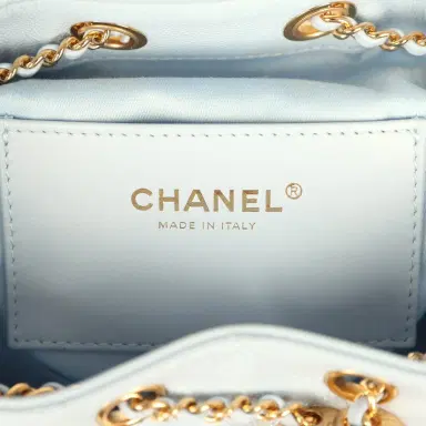 Chanel Chanel Mini 25 Hobo Bag Light Blue Caviar Gold Hardware | Thumbnail 9 Chanel Chanel Mini 25 Hobo Bag Light Blue Caviar Gold Hardware | Thumbnail 9