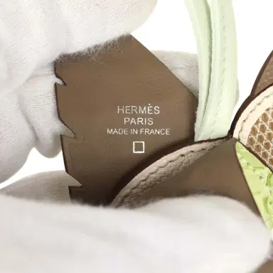 HERMÈS Hermes Birdy Charm Jaune Bourgeon, Nata, Ficelle, Nata, Etoupe, Vert Fizz Matte Alligator, Chevre, Shiny Lizard Varanus, Chevre, Epsom, Milo Lambskin Palladium Hardware | Thumbnail 3 HERMÈS Hermes Birdy Charm Jaune Bourgeon, Nata, Ficelle, Nata, Etoupe, Vert Fizz Matte Alligator, Chevre, Shiny Lizard Varanus, Chevre, Epsom, Milo Lambskin Palladium Hardware | Thumbnail 3
