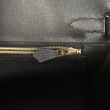HERMÈS Hermes Birkin 30 Black Togo Rose Gold Hardware | Thumbnail 9 HERMÈS Hermes Birkin 30 Black Togo Rose Gold Hardware | Thumbnail 9