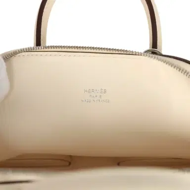 HERMÈS Hermes Bolide On Wheels 1923 Nata, Orange Epsom Palladium Hardware | Thumbnail 9 HERMÈS Hermes Bolide On Wheels 1923 Nata, Orange Epsom Palladium Hardware | Thumbnail 9